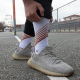 Copper Compression Striped Knee High Socks (1-Pair)