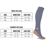 Copper Infused High Performance Anti Fatigue Knee High Compression Socks (1-Pair)