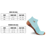 Copper-Infused Low Cut Ankle Length Compression Socks (3-Pairs)