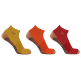 Copper-Infused Low Cut Ankle Length Compression Socks (3-Pairs)
