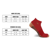 Copper-Infused Low Cut Ankle Length Compression Socks (3-Pairs)