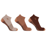 Copper-Infused Low Cut Ankle Length Compression Socks (3-Pairs)