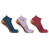 Copper-Infused Low Cut Ankle Length Compression Socks (3-Pairs)