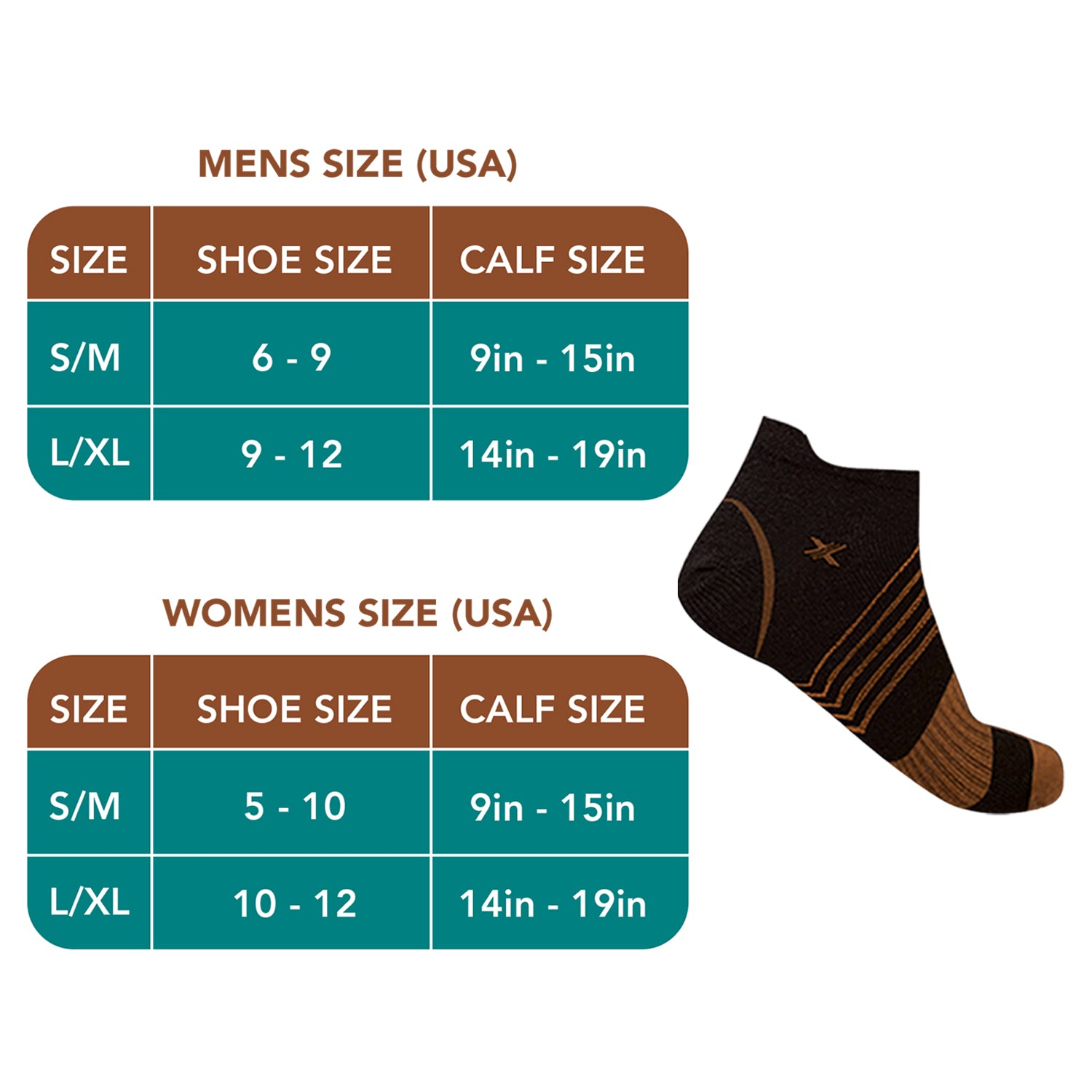 COPPER-INFUSED ANKLE LENGTH COMPRESSION SOCKS (6-PAIRS) CopperFlux COPPER-INFUSED ANKLE LENGTH COMPRESSION SOCKS (6-PAIRS) CopperFlux