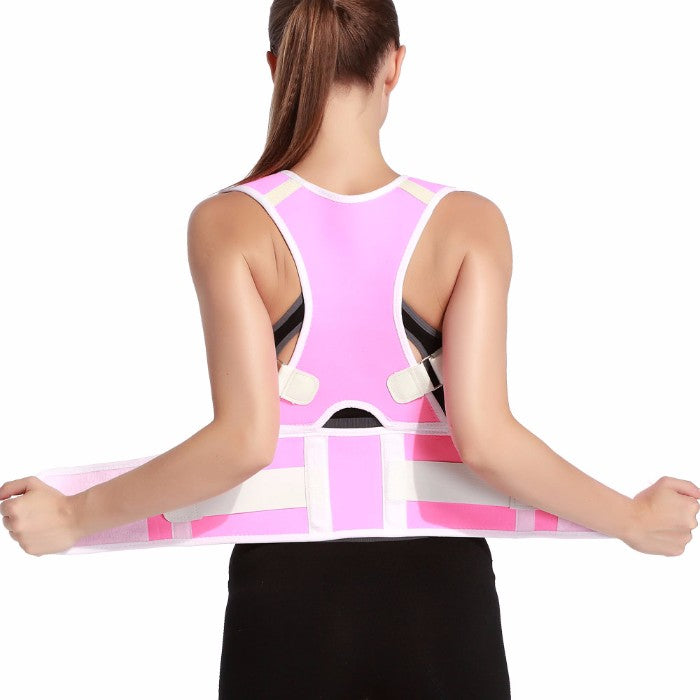 Adjustable Posture-Support Brace and Double-Compression Belt – CopperFlux